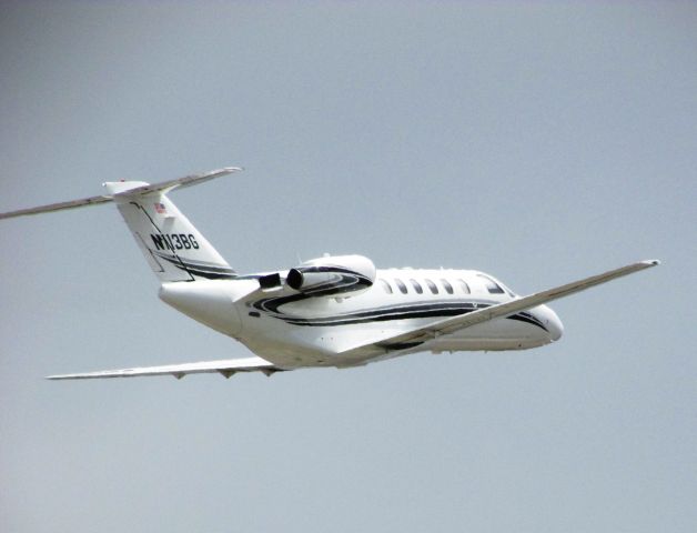 Cessna Citation CJ1 (N113BG) - Taking off from RWY 20R