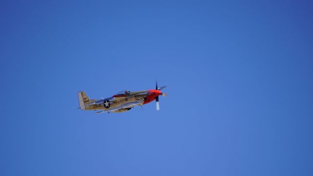 North American P-51 Mustang — - P51 FLYING AT AN AIRSHOW