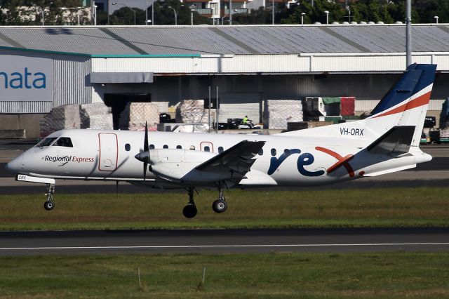 Saab 340 (VH-ORX) - on 7 May 2017