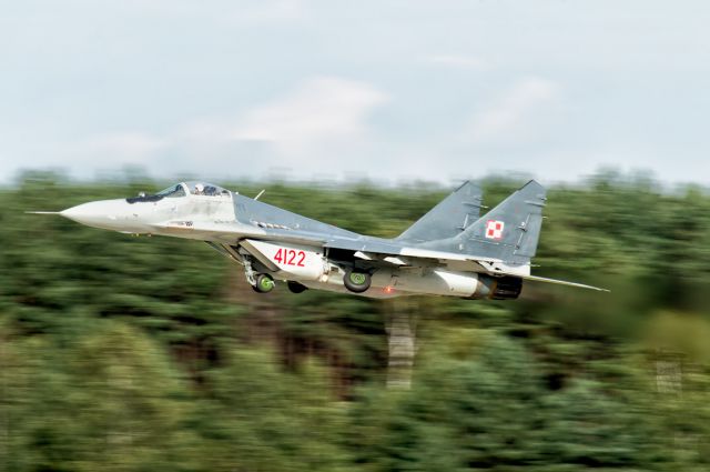 MIKOYAN MiG-33 — - 3 september 2016 , Departing MIG 29 from Polish AF in EPMI (Miroslawiec Airbase)