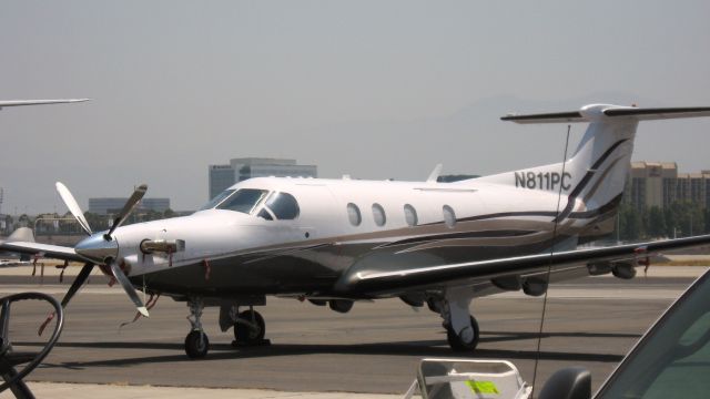 Pilatus PC-12 (N811PC) - Parked at Santa Ana