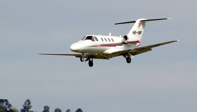 Cessna Citation CJ1 (HB-VWF) - Landing to Cannes-Mandelieu , France