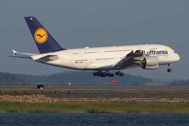 Airbus A380-800 (D-AIMM) - 'Lufthansa 424' from Munich landing on 22L