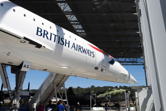 Aerospatiale Concorde (G-BOAG) - Taken 7/22/22 at Museum of Flight Seattle.