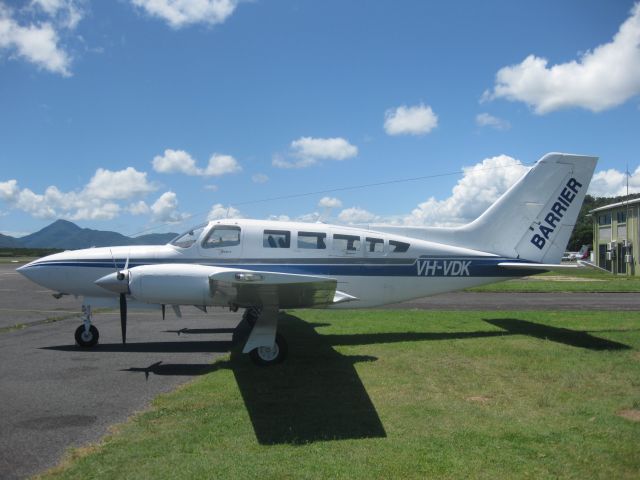 Cessna 402 (VH-VDK) - Barrier Aviation - Aircraft Charterbr /Cairns International Airport, Queensland