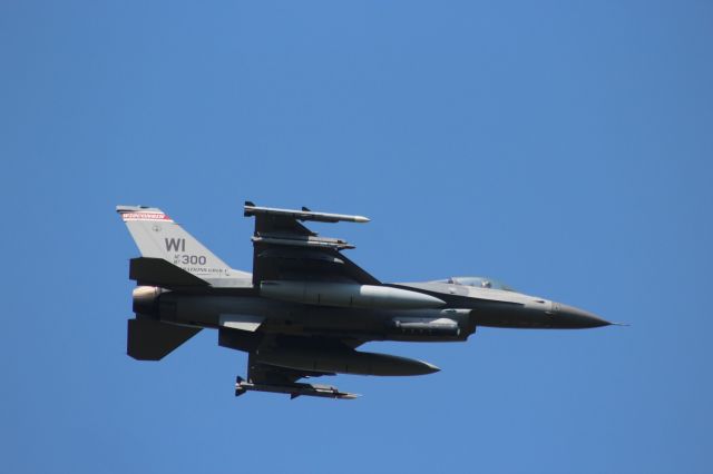 Lockheed F-16 Fighting Falcon (AFR873000) - Another strafing pass at Hardwood Range..............