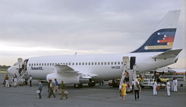 Boeing 737-200 (VH-CZO) - Adelaide, South Australia, September 20, 1981.