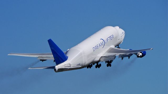 Boeing 747-400 (N747BC) - GTI4516 climbs from Rwy 16R for a flight to RJGG / NGO on 8/7/14. (LN:904 / cn 25879).