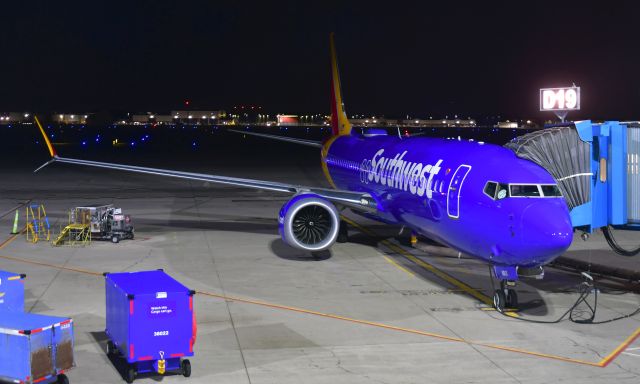 Boeing 737 MAX 8 (N8821S) - Southwest Airlines Boeing 737-8 MAX N8821S in Detroit 