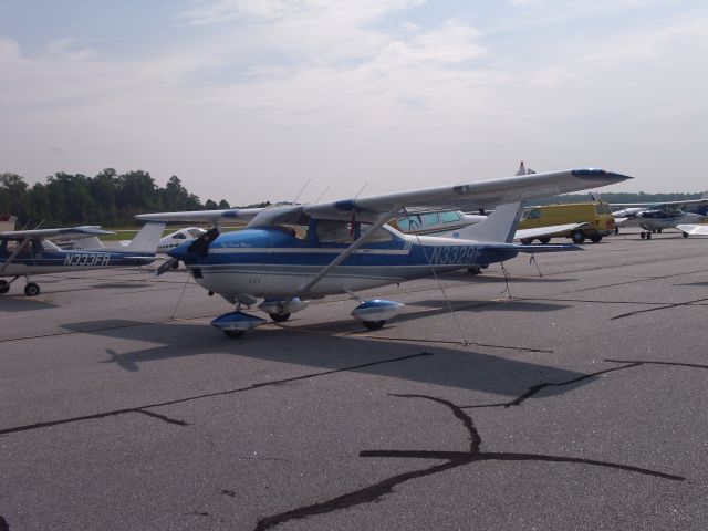 Cessna Skylane (N3329F) - tied down at CCO