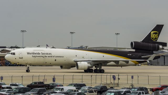 Boeing MD-11 (N271UP) - Taxiing to maintenance hangar after arriving 13Rbr /5/19/17