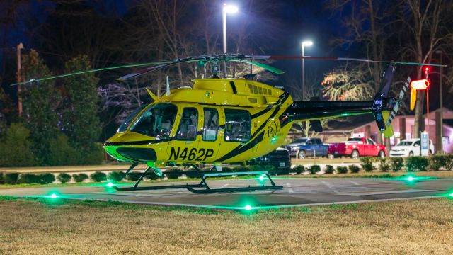 Bell 407 (N462P) - On the ground at Nacogdoches Memorial Hospital.