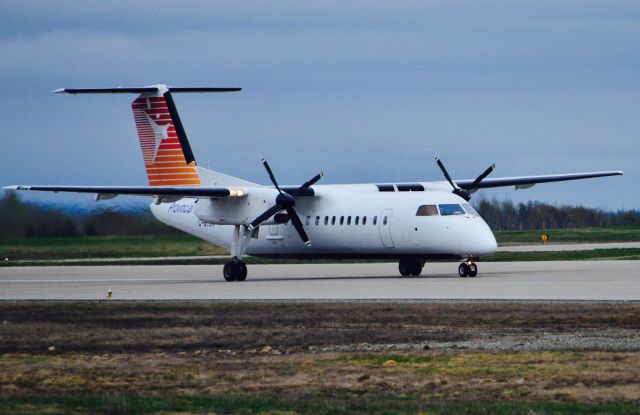 de Havilland Dash 8-100 (C-GYCV) - PROVINCIAL AIRLINES taking off on runway 31 at Gander Airport.