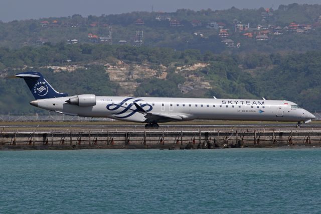 Bombardier CRJ-1000 (PK-GRA) - "SkyTeam" livery