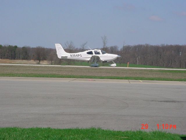 Cirrus SR-20 (N184PG) - Parked on ramp on 3/29/10