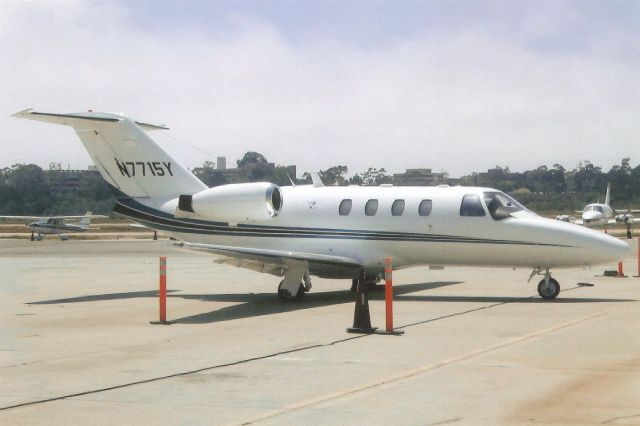 Cessna Citation CJ1 (N7715Y) - Seen here in Aug-05.br /br /Reregistered N724FS 28-Jul-07,br /then N33SW 28-Feb-09,br /then N122HW 6-Feb-15,br /then exported to Venezuela 1-Mar-18 as YV3390.