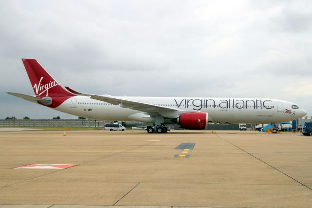 Airbus A330-900 (G-VRIF) - Parked on Stand 452 on 2-Sep-24 four days after delivery and one day prior to entering service.