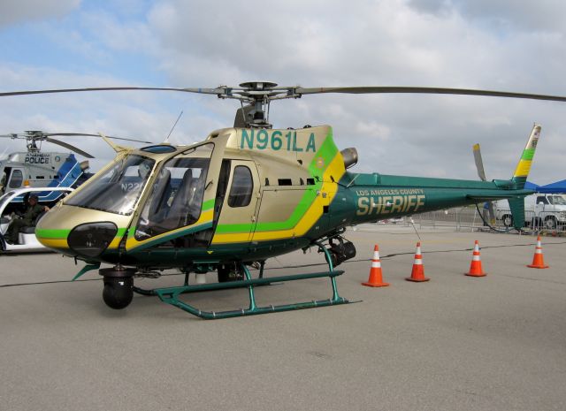 Eurocopter AS-350 AStar (N961LA) - On display at Fullerton Airport day