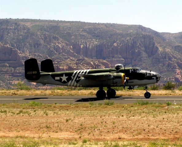 — — - B-25 in Sedona on Display