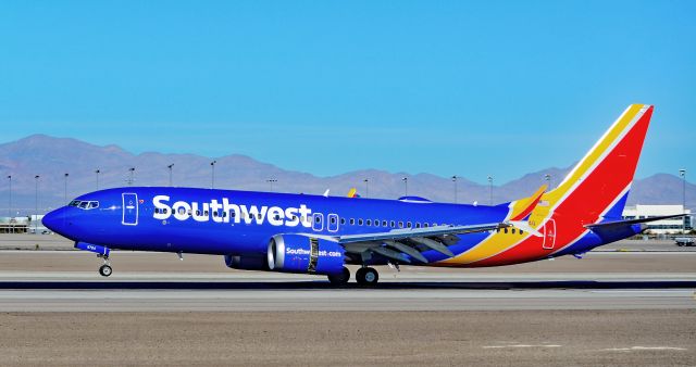 Boeing 737 MAX 8 (N8704Q) - N8704Q Southwest Airlines Boeing 737-8 MAX s/n 36988 - Las Vegas - McCarran International (LAS / KLAS)br /USA - Nevada, January 7, 2018br /Photo: Tomás Del Coro