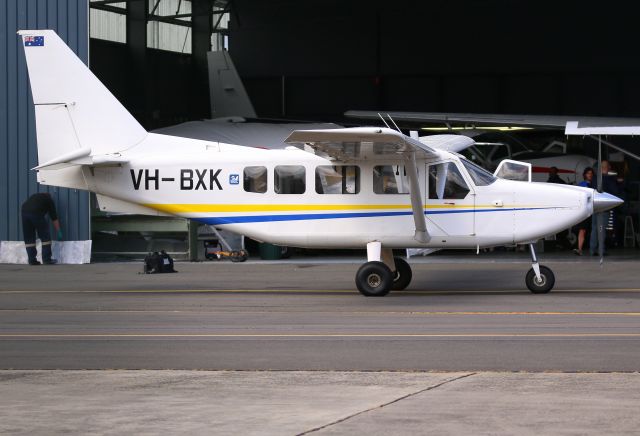 GIPPSLAND GA-8 Airvan (VH-BXK) - BXK Resting out the front of the Skydive hangar