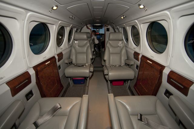Beechcraft Super King Air 200 (N84CQ) - A very nice King Air 200. recently re-furbished interior.