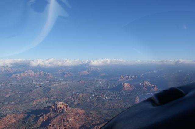 Cessna 170 (N58D) - Nice view on flight into SEZ