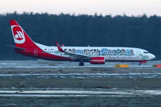 Boeing 737-800 (D-ABML) - Flying home for Christmas 2014