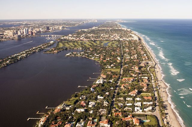 — — - Finals at Palm Beach inbound from UK
