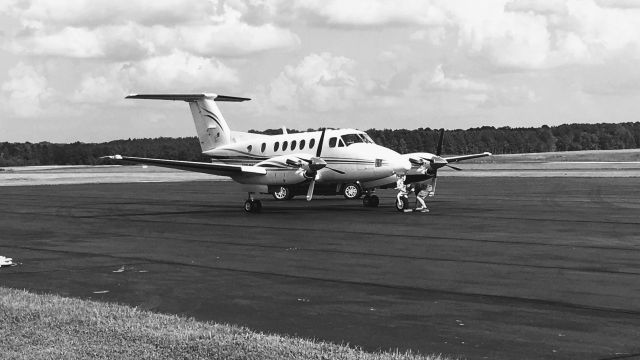 Beechcraft Super King Air 200 (N119MC) - At Person County airport.