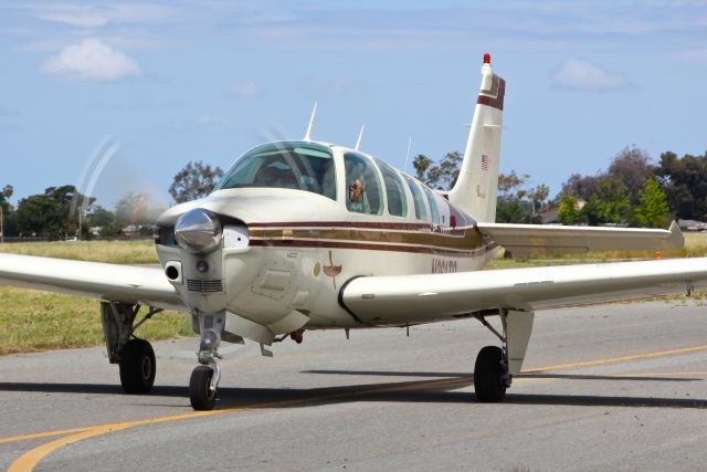 Beechcraft Bonanza (36) (N361TC) - Local Beechcraft Bonanza taxing out for departure at Reid Hillview Airport.