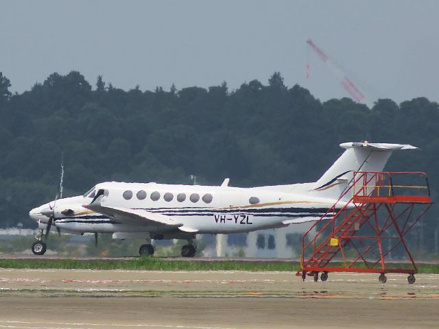 Beechcraft Super King Air 350 (VH-YZL) - I took this picture on Aug 13, 2018.