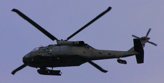 — — - Blackhawk rolling out after spotting me spotting the airport.