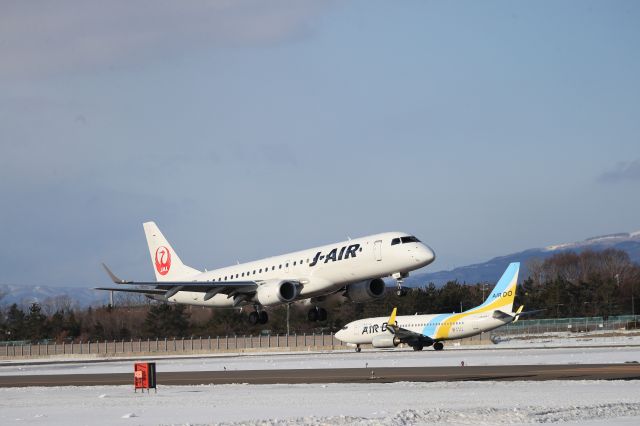 Embraer ERJ-190 (JA252J) - January 14th 2019:ITM-HKD. J-AIR.