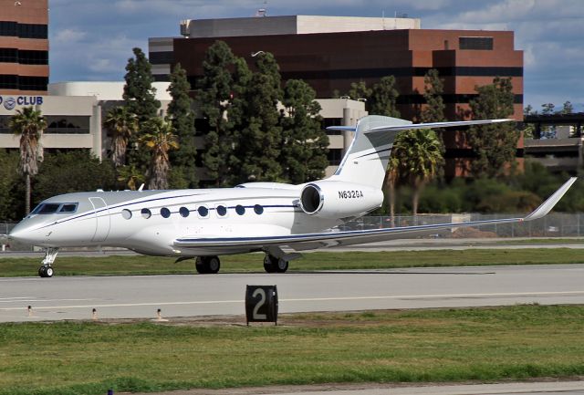 Gulfstream Aerospace Gulfstream G650 (N632GA) - Glufstream 650ER (s/n 6432) leaving Long Beach Airport (lgb/klgb) on test flight.