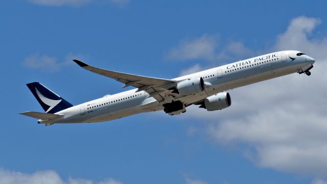 Airbus A350-900 (B-LXE) - Airbus A350-1041 msn 225 Cathay Pacific B-LXE rwy 21 YPPH 31st January 2020