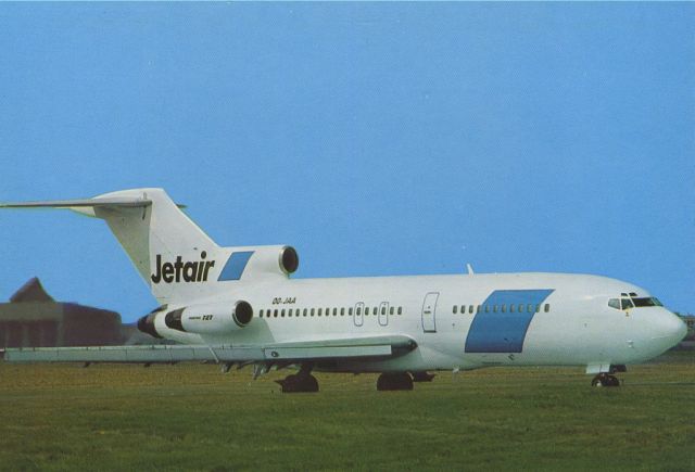 BOEING 727-200 (OO-JAA) - scanned from postcardbr /Jetair