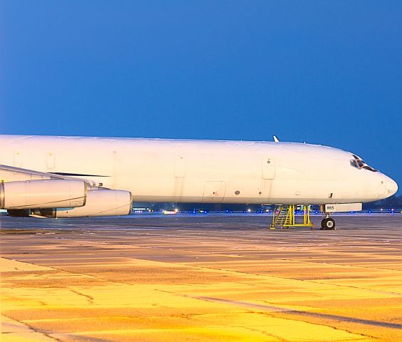 McDonnell Douglas DC-8-60 (N865F) - N865F. The backyard Willow Run DC-8 in hibernation on the Kalitta Ramp, after getting a lot of maintenance over the past few years and recent months after the owners found the engines had been flooded. This will be flying again sooner or later...br /br /01/05/2021