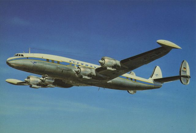 Lockheed EC-121 Constellation (D-ALAP) - scanned from postcardbr /lufthansa