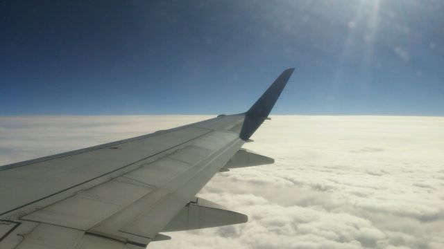 Embraer 170/175 (N215JQ) - TCF7320 (KIND-KBOS on 11/22).  Taken at 35,000ft over Upstate New York.  Shot from seat 13D.  Camera was an LG G3 SmartPhone