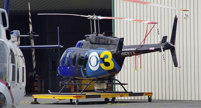 Bell JetRanger (N20TV) - LINDEN AIRPORT-LINDEN, NEW JERSEY, USA-AUGUST 23, 2023: A news helicopter from one of the local Philadelphia television stations is seen by RF at approximately 1010 hrs. Linden Airport is located a short distance from New York City.