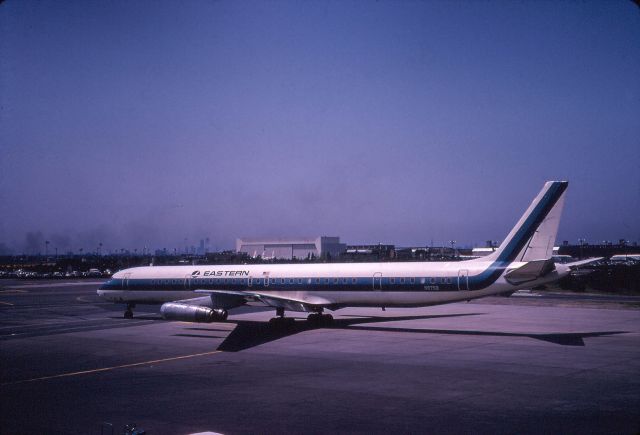 N2758 — - Eastern Airlines DC 8 Super 61 is clear for taxi.