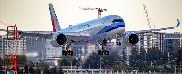 Airbus A350-900 (B-18912) - Dynasty 32 - China Airlines Airbus A350 arrival at YVR from Taipei Taiwan - Taken 05/16/21