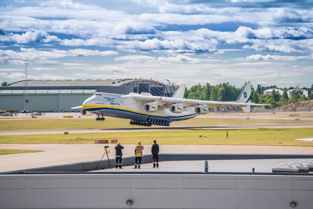 Antonov An-225 Mriya (UR-82060) - Antonov 225 first ever visit to Oslo, Norway, June 19th 2014.