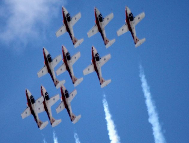 — — - "Wings Over Wine Country Airshow, Canadian Snowbirds Demonstration Flight Team,  09-27-2015