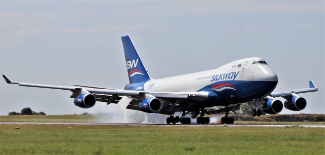 Boeing 747-400 (4K-SW008) - silkway west airlines b747-4r7f 4k-sw008 landing at shannon from baku 29/5/20.