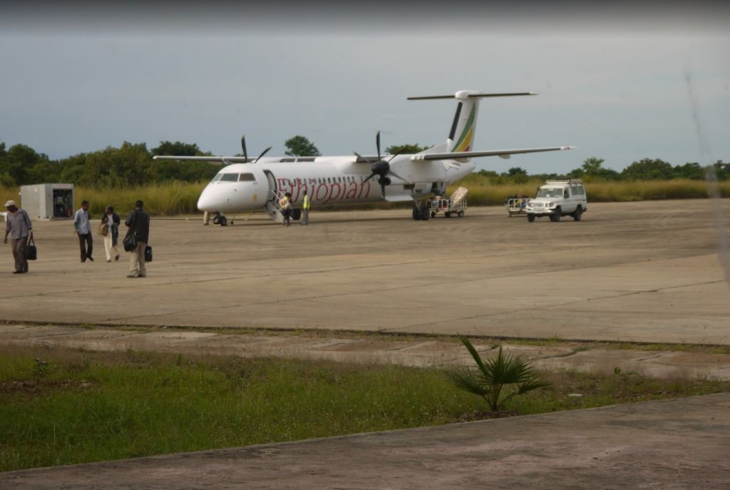 de Havilland Dash 8-400 (ET-ASA) - Post arrival for the weekend in Gambella