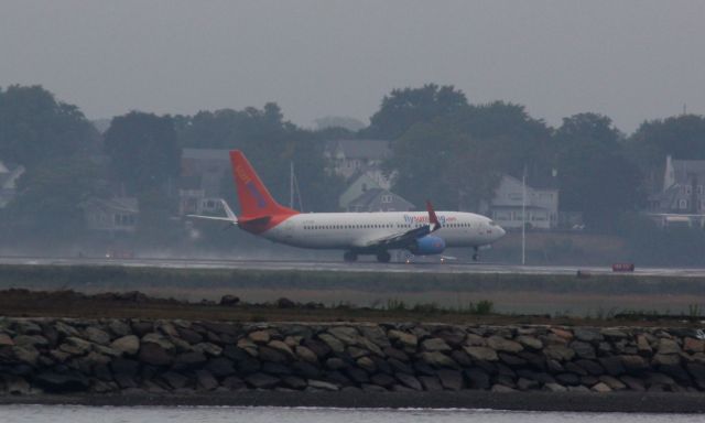 Boeing 737-800 (C-FTJH) - Operating a charter for Apple Vacations