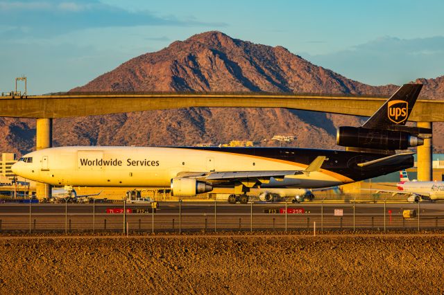 Boeing MD-11 (N294UP) - I haven’t posted on FlightAware in nearly two years, so I thought it’d be nice to go back to my roots and put up some of my best work from 2024 on here! If you enjoy my work, follow me @phxplanepics on Instagram!
