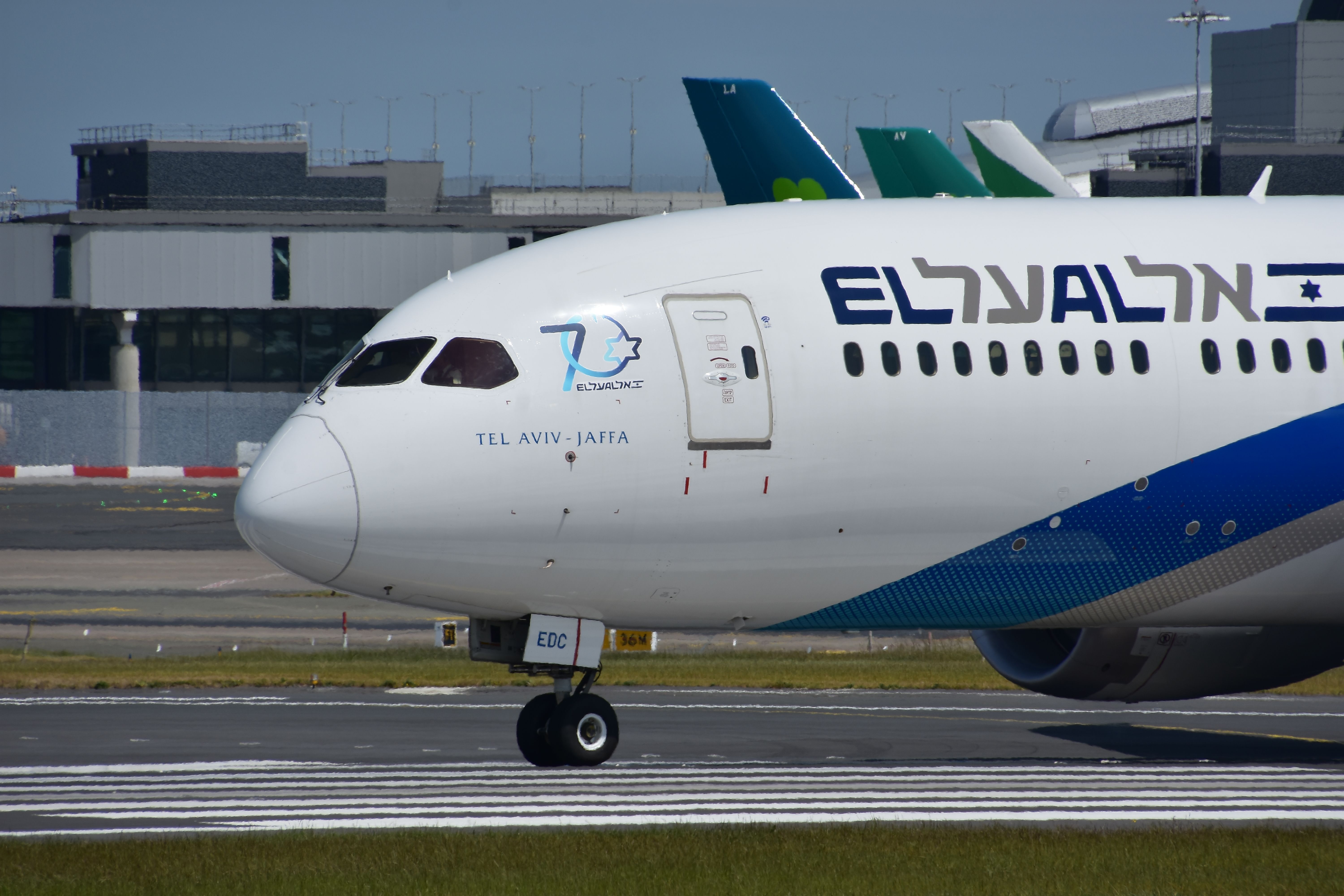 Boeing 787-8 (4X-EDC) - 27 May 2020, on another PPE flight from Beijing via TLV